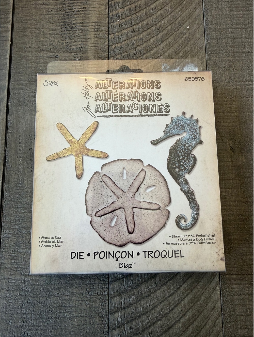 Tim Holtz Alterations Sand & Sea die cut